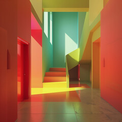 colorfull hall