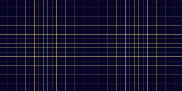 Vector golden minimal square grid seamless pattern. Abstract black and gold geometric texture. Luxury background with thin lines, lattice, net, mesh, grill. Simple elegant minimalist repeat geo design