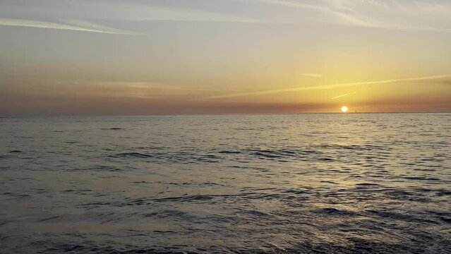 Florida Sunset Calm Beach Waves