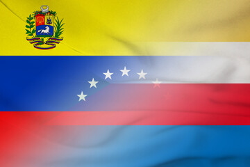 Venezuela and Comoros political flag transborder negotiation COM VEN