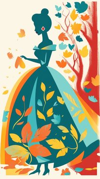 cinderella fairytale character cartoon illustration fantasy cute drawing book art poster graphic