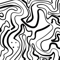 abstract pattern with winding labyrinth