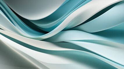 Fototapeta premium abstract elegant green luxury flowing background for business