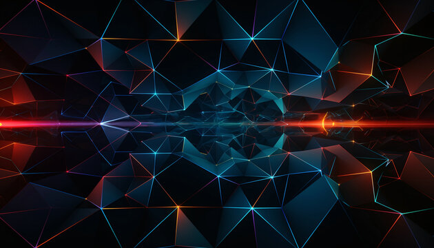 Abstract geometric, mathematical, image for computer background images