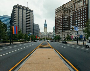 Fototapeta na wymiar Philadelphia street view
