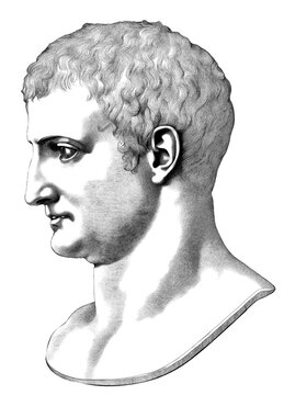 Portrait of Caligula, generative AI