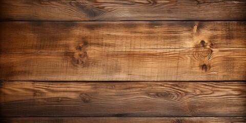 Natural wood texture with old pattern, oak and walnut grain on wooden planks. - Powered by Adobe