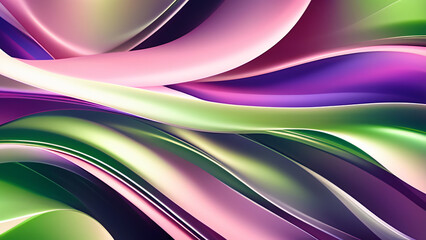 Fototapeta premium abstract elegant colorful wavy luxury flowing background for business