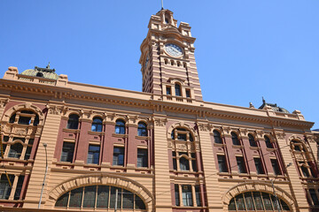Fototapeta na wymiar Flinders Street Station, Melbourne, Australia