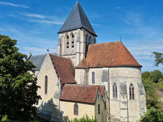 Collégiale Saint-Martin de Trôo, Loir et Cher, France