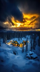 winter resort snowing ski peaceful landscape freedom scene beautiful nature wallpaper photo