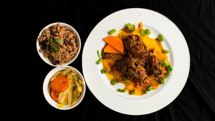 Jamaican brown stewed chicken