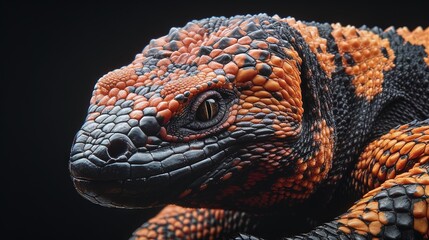 Fototapeta premium komodo dragon headshot
