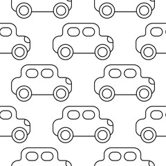 car truck toy childrens day kindergarten colored pattern textile line doodle