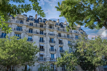 Paris, ancient buildings at Bastille