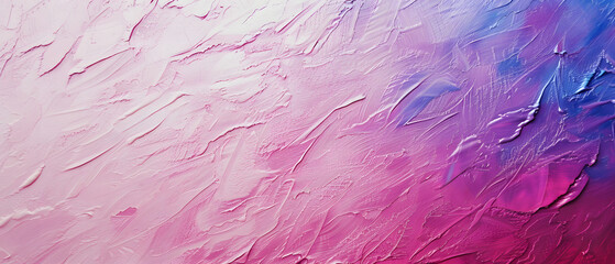 Close Up of a Pink and Blue Abstract Painting
