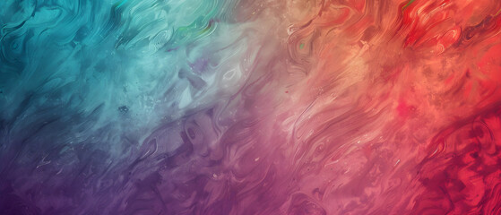 Close-Up of Rainbow Colored Wallpaper With Geometric Patterns