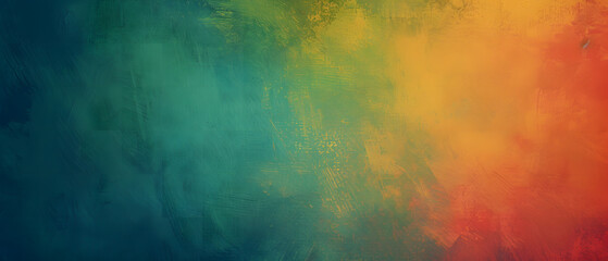 Obraz na płótnie Canvas Multicolored Painting on a Black Background