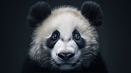 black panda bear