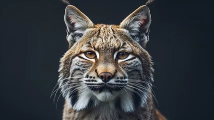 Gordijnen portrait of a lynx © Brian