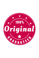 Simple 100% original guaranteed stamp image for business
