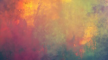 Obraz na płótnie Canvas Painting of a Vibrant Rainbow-Colored Cloud of Smoke