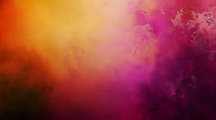 Painting of a Red, Yellow, and Purple Background