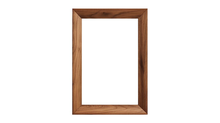 wooden picture frame with blank space for decoration