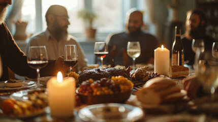 Jews share the Jewish holiday of Passover matzo along with kosher red wine