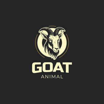 goat head logo design