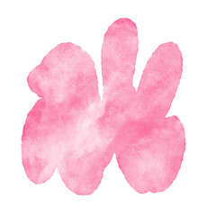 Pink Abstract Shape Decor