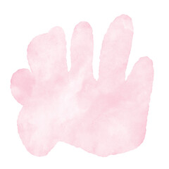 Pink Abstract Shape Decor