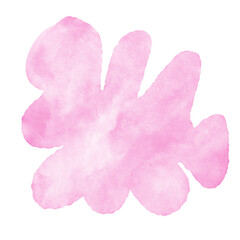Pink Abstract Shape Decor