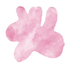 Pink Abstract Shape Decor