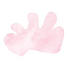 Pink Abstract Shape Decor