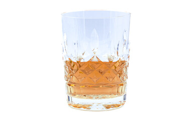 Glass of scotch whisky 