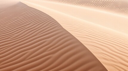 View of sand dune hills beautiful desert, arabic egipt african outdoor.
