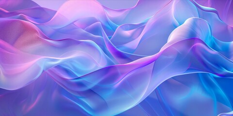Obraz premium Abstract colorful wavy background in purple and blue