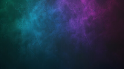 Fototapeta na wymiar Dark Background With Rainbow-Colored Cloud