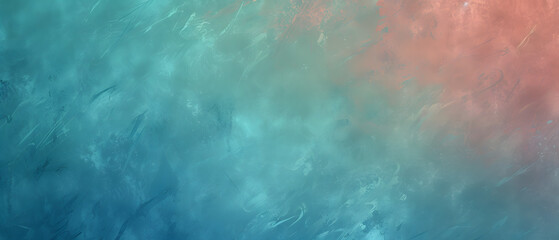 Abstract Painting With Blue and Pink Colors