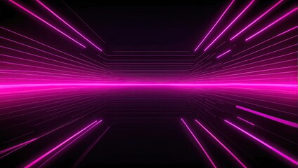 Abstract Glowing Neon Light Background for Graphic Design