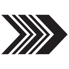 Arrow icon chevron doodle black line graphic design app logo.