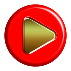 3D Play button icon, multimedia Play Button, start, Sign, logo HD Images