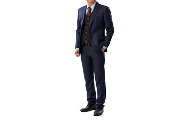 Well dressed senior man in the studio emphasizes thoughtful thinking, thinking carefully, on a white background with a clipping path
