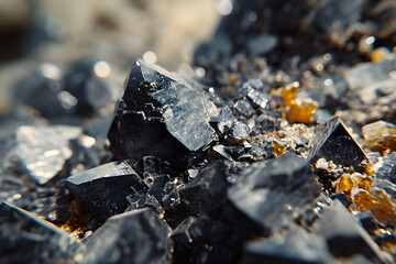 rare earth metal mineral background