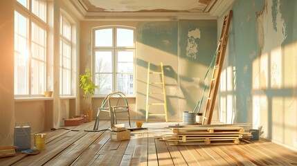 Home Renovation, Interior Construction and Remodeling Project