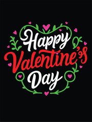 valentine's day T shirt vector 