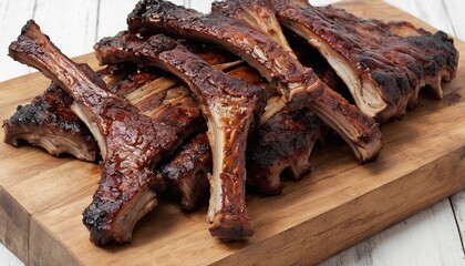 Delicious Roasted Ribs on Wood