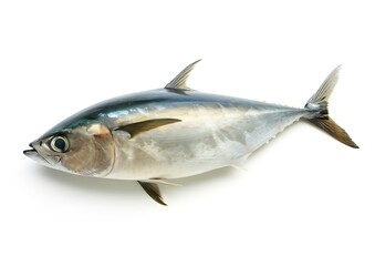 Fototapeta premium Fish Atlantic bonito, isolated on white background (Sarda sarda) : Generative AI
