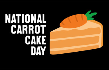 National Carrot Cake Day with Carrot Cake